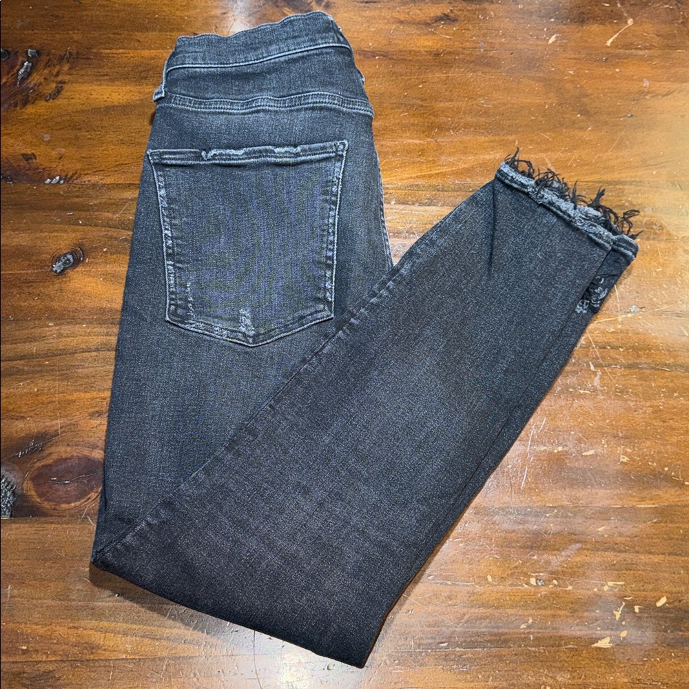 AGOLDE BLACK DISTRESSED SKINNY JEANS✨